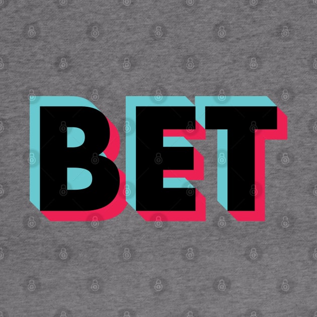 Bet Glitch Black Small by BeyondTheDeck